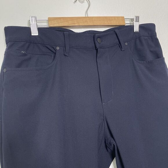 Projek Raw Tech Pants Mens 36x30 360 Stretch Anti-Wrinkle Quick Dry Blue Golf - Picture 8 of 13